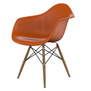Cadeira para Sala de Jantar Arm Dsw Tangerina