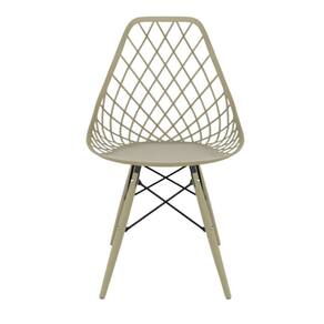Cadeira para Sala de Jantar Kayla Dsw Inj Cinza