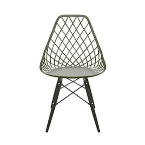 Cadeira para Sala de Jantar Kayla Dsw Inj Verde Militar