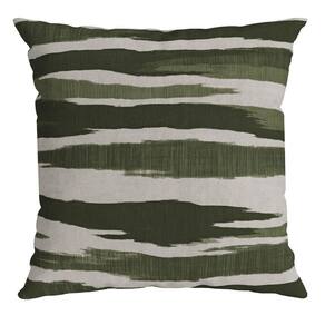 Capa Veludo Luxor 306 43 Cm X 43 Cm Verde / Branca