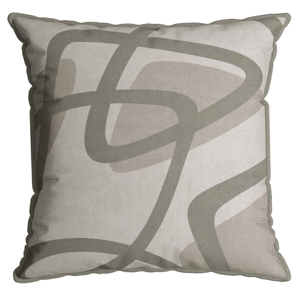 Capa Velveteen 789 com Cordone 43 Cm X 43 Cm Castor / Areia