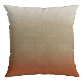 Capa Veludo Luxor 311 43 Cm X 43 Cm Terracota /Areia