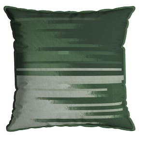 Capa Velveteen 792 com Cordone 43 Cm X 43 Cm Verde / Branca