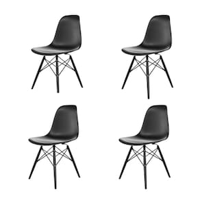 Cadeira para Sala de Jantar Eames Pp Dsw Inj Preto