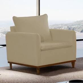 Poltrona para Sala de Estar Armany Jolie/Bege