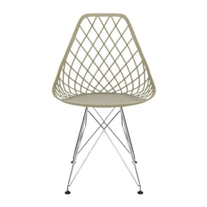 Cadeira para Sala de Jantar Kayla Eiffel Cinza