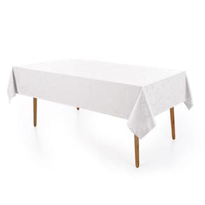 Toalha De Mesa Retangular 8 Lugares Verissimo Branca Karsten