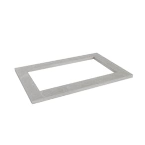 Tampo com Recorte para Cooktop 5 Bocas 80cm a Arizona Cabecasa Madeiramadeira Cinza
