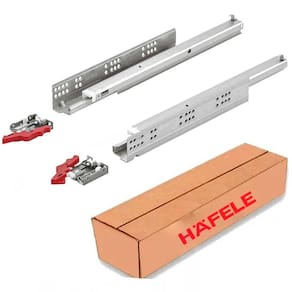 Kit 6 Corrediças Invisivel Toque Matrix A30 Gt2 450Mm Hafele
