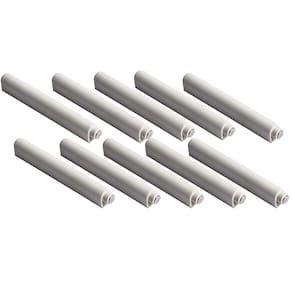 Kit 10 Fecho Toque Magnético Pulsador F0145 Branco Hardt