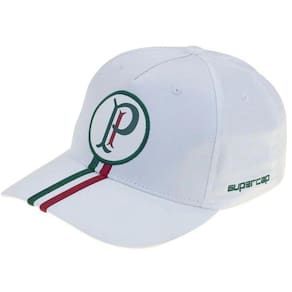Boné Palmeiras patch Silk e borado Listras Micro Satim