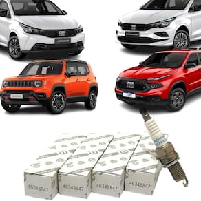 Jogo De Vela Ignição Fiat/Jeep Argo/Cronos/Toro/Renegade 1.8