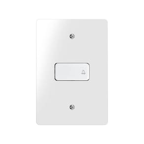 Conjunto Campainha Pulsador Branco 4X2 Renova Margirius
