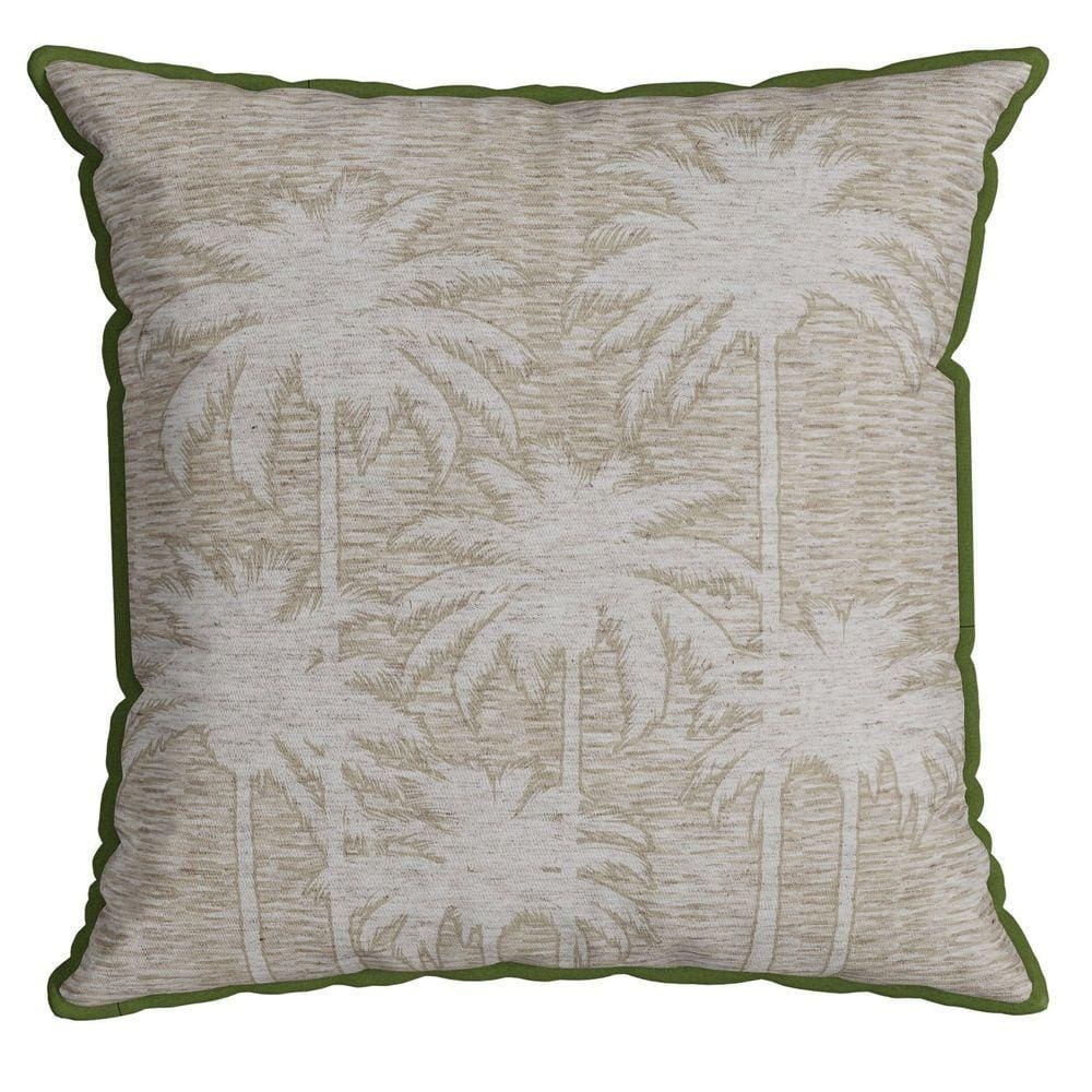 Capa Garden 053 com Cordone 43 Cm X 43 Cm Verde/Bege