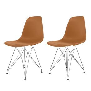 Cadeira para Sala de Jantar Eames Pp Eiffel Tangerina