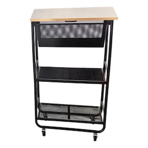 Carrinho Organizador Multiuso Completo Com Gaveta 92X46X60Cm