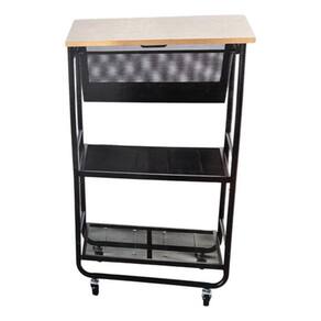 Carrinho Organizador Multiuso Completo Com Gaveta 92X46X60Cm