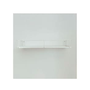 Prateleira Modelo Hera 60cm Estrutura e Prateleira em Aço Branco Fosco