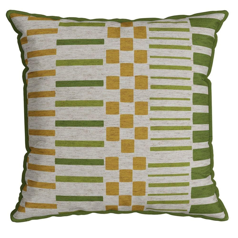 Capa Garden 038 com Cordone 43 Cm X 43 Cm Verde/Mostarda