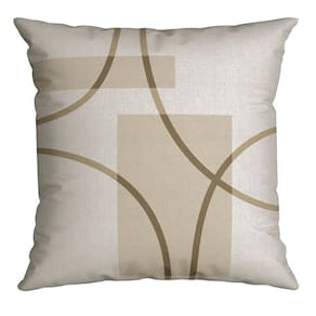 Capa Silk Home 606 43 Cm X 43 Cm Bege /Castor