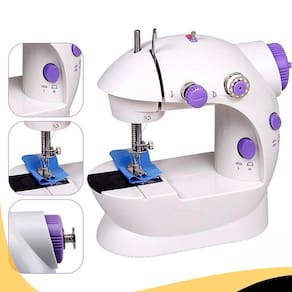 Máquina De Costura Portátil Reta Countertech Fh-Sm202 Branca