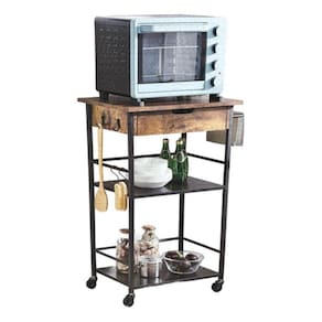 Carrinho Organizador Completo Com Gaveta Cozinha 88X49X56Cm