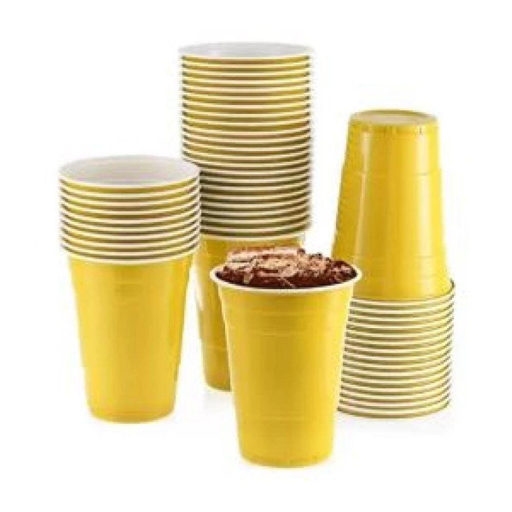 Copo Americano 400Ml Biodegradável C/25 Beer Pong Festa