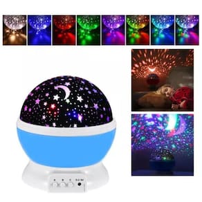 Kit 3 Presente Natal Luminária Estrelada Que Ajuda No Sono