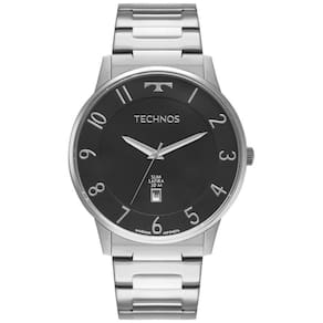 Relógio Technos Masculino Gm10Yq/1P Slim Prateado