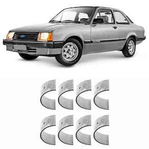 Bronzina Casquilho Biela 0.25 Chevette Marajó Mahle SBB163