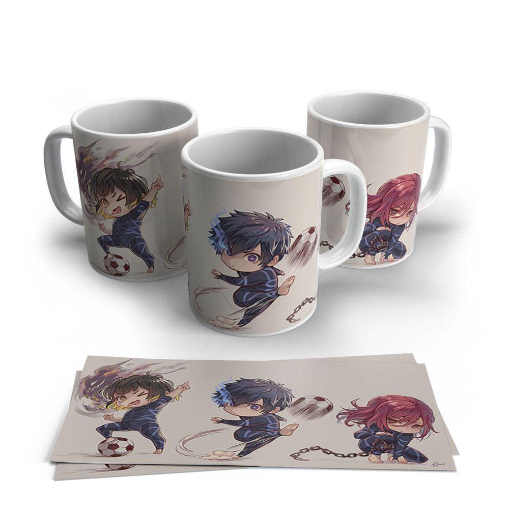 Caneca de Porcelana Blue Lock Modelo 12