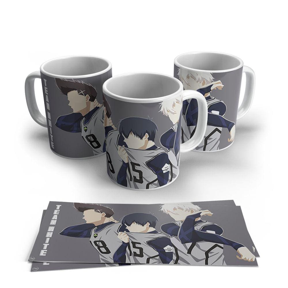 Caneca de Porcelana Blue Lock Modelo 16