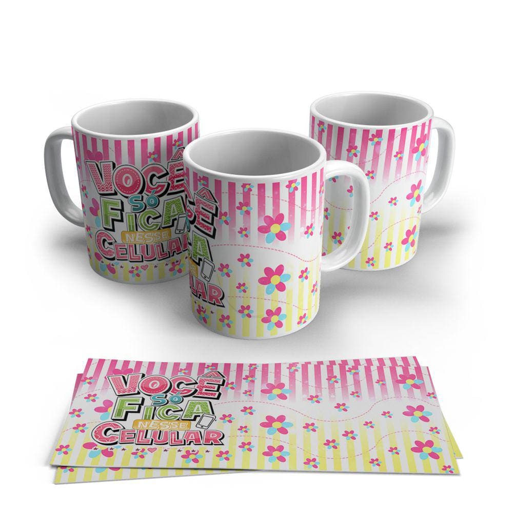 Caneca de Porcelana Dia das Mães modelo 08