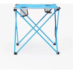 Mesa Dobrável Poliéster Com Suporte 51X61X53Cm Camping Praia