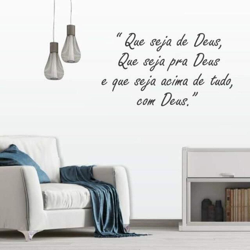 Adesivo De Parede Que Seja Deus