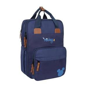Mochila Maternidade Premium Mickey Azul Com Trocador Babygo