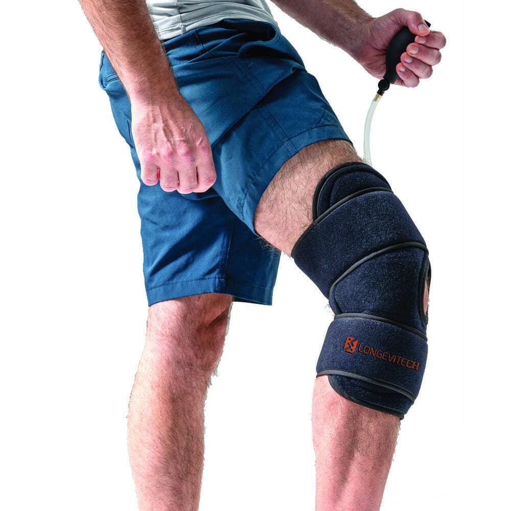 Bolsa De Gelo Com Compressão Para Joelho - Longevitech