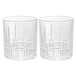Jogo de Copos de Cristal De Whisky Transparente Calcutá 330ml 2 peças - Lyor