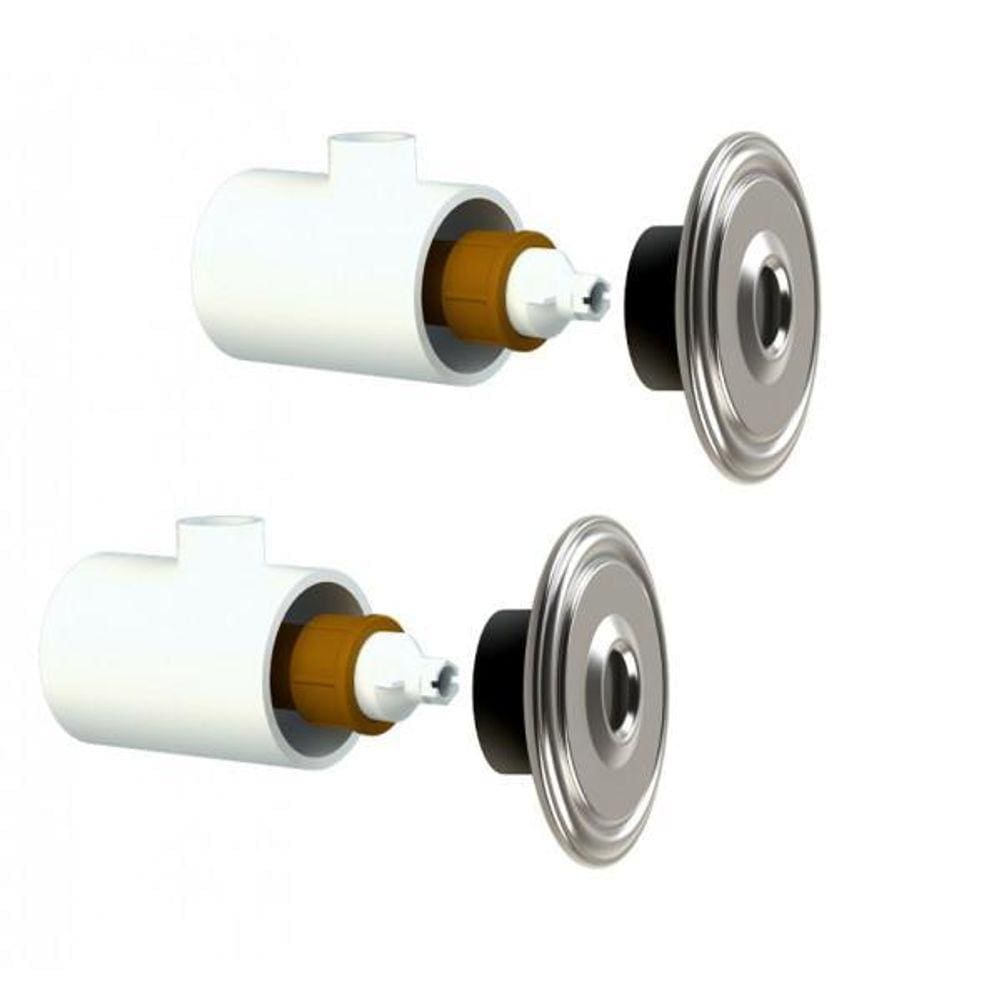 6 Dispositivos Hidromassagem Inox 60Mm Piscina Alvenaria