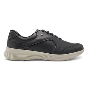 Tênis Usaflex Feminino Básico Couro e Elástico Conforto Casual UC0601