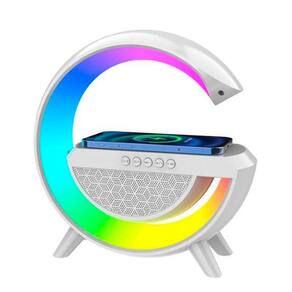 Luminaria Caixa De Som Bluetooth 3Em1 Led Indução