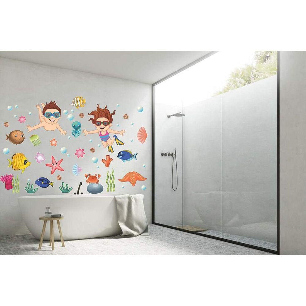 Adesivo De Parede Fundo Do Mar