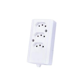 Tomada Em Barra 3 Tomadas Tripla 2P+T 10A 20A 110/220V