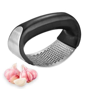 Triturador De Alho Manual Inox Espremedor Amassador Cozinha.