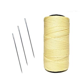 Linha Para Artesanato, Couros, Sapato N04 + 3 Agulhas De Aço