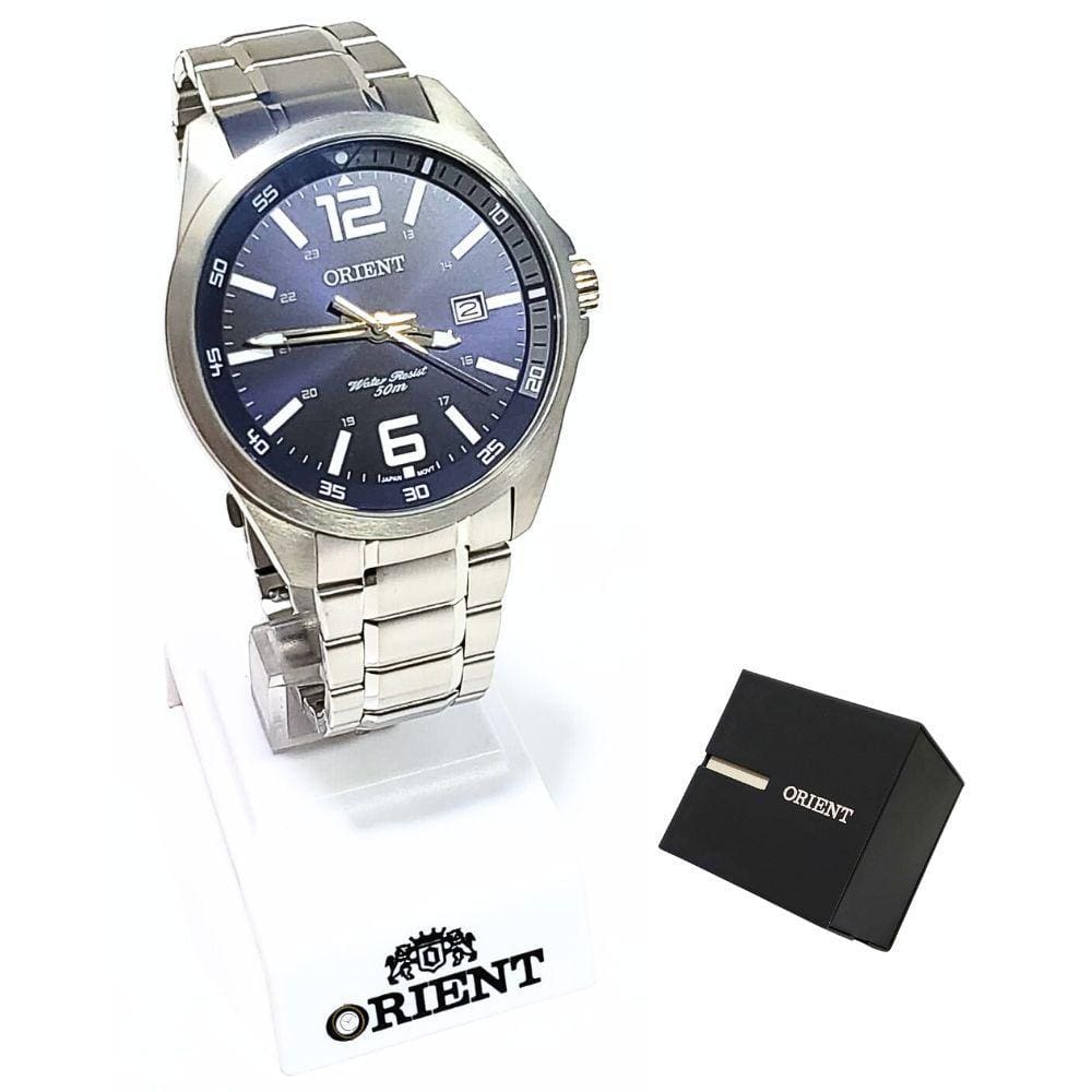 Relógio Orient Masculino Analógico Prateado MBSS1275 D2SX