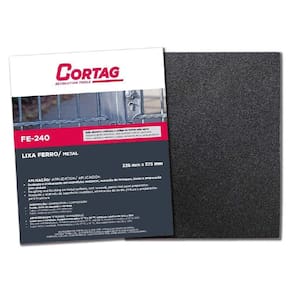 Lixa De Ferro Fe240 100 Para Desbaste 61525 - Cortag