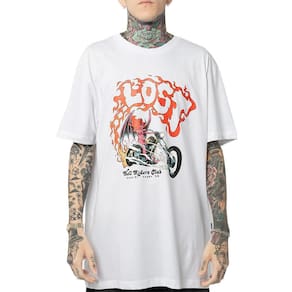 Camiseta Lost Hell Riders WT24 Masculina Branco