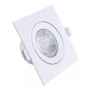 Spot Led Integrado Embutir Quad 5W Bivolt 3000K Fácil Instalação