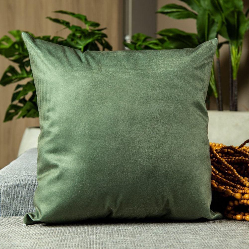 Capa Velveteen 795 Lisa 43 Cm X 43 Cm Verde